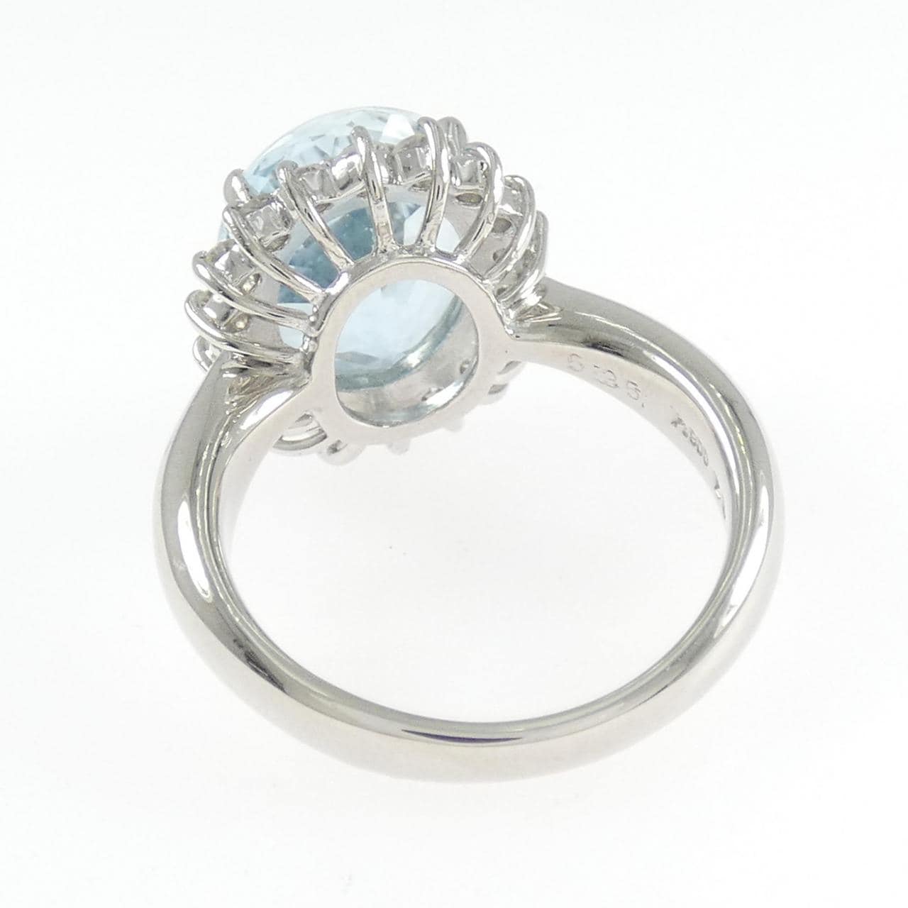 PT900 アクアマリン リング 5.35CT