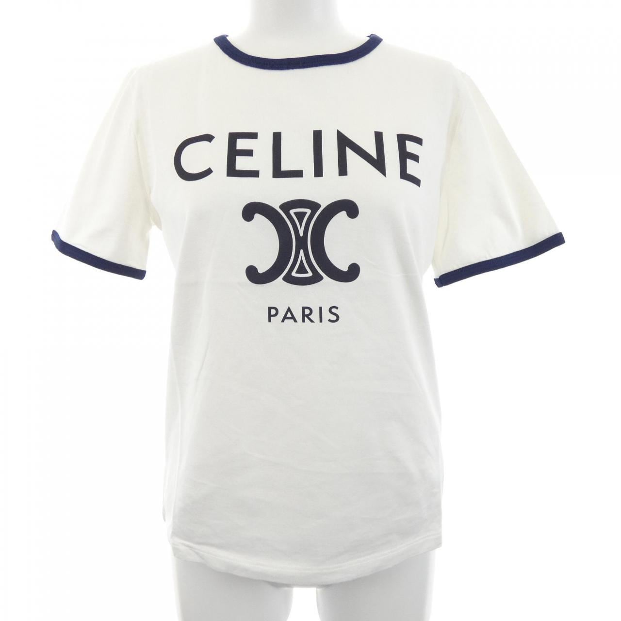 セリーヌ CELINE CELINE PARIS Tシャツ　トリオンフ TRIOMPHE 2X872671Q Tシャツ