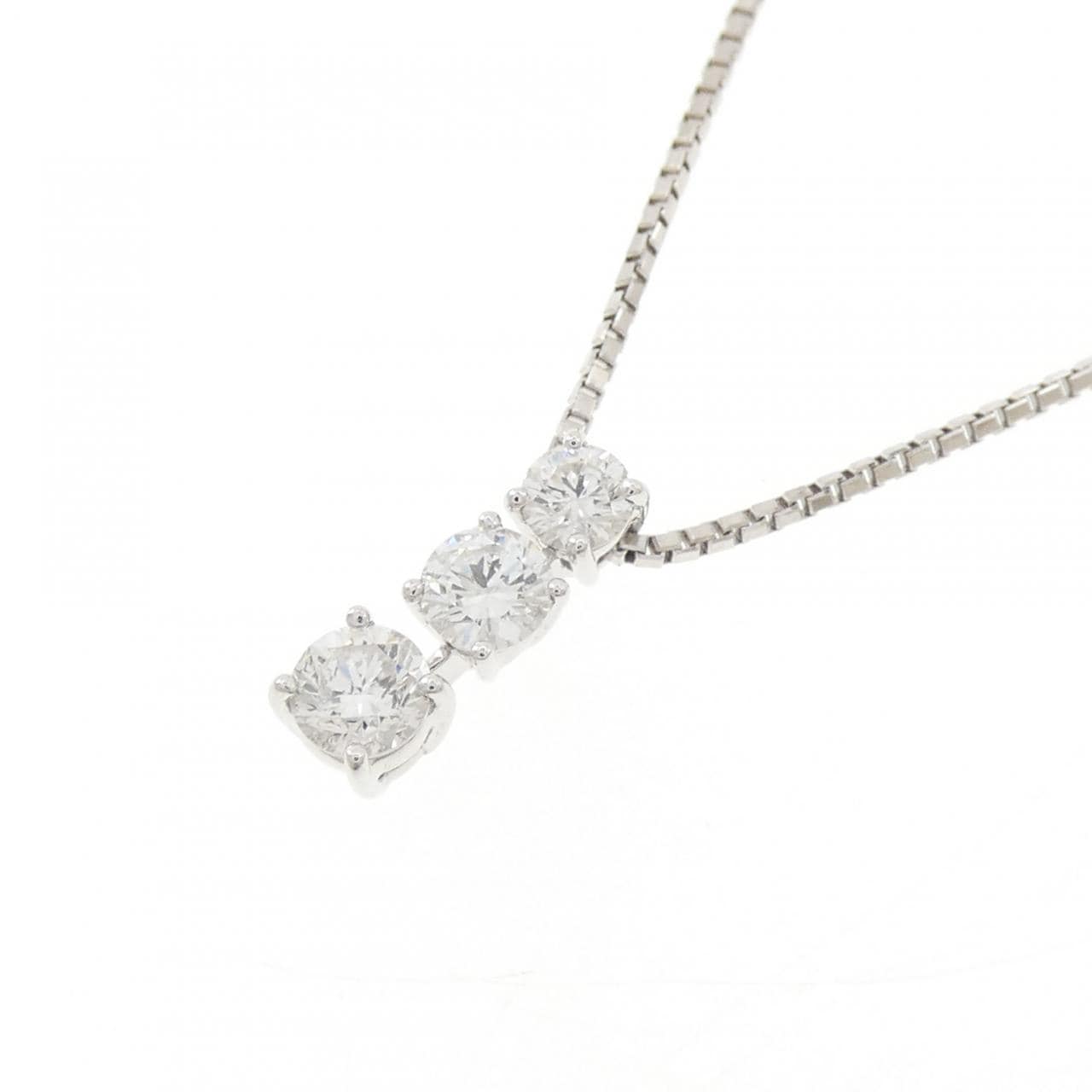 PT900/PT850 ダイヤモンド ネックレス 0.50CT