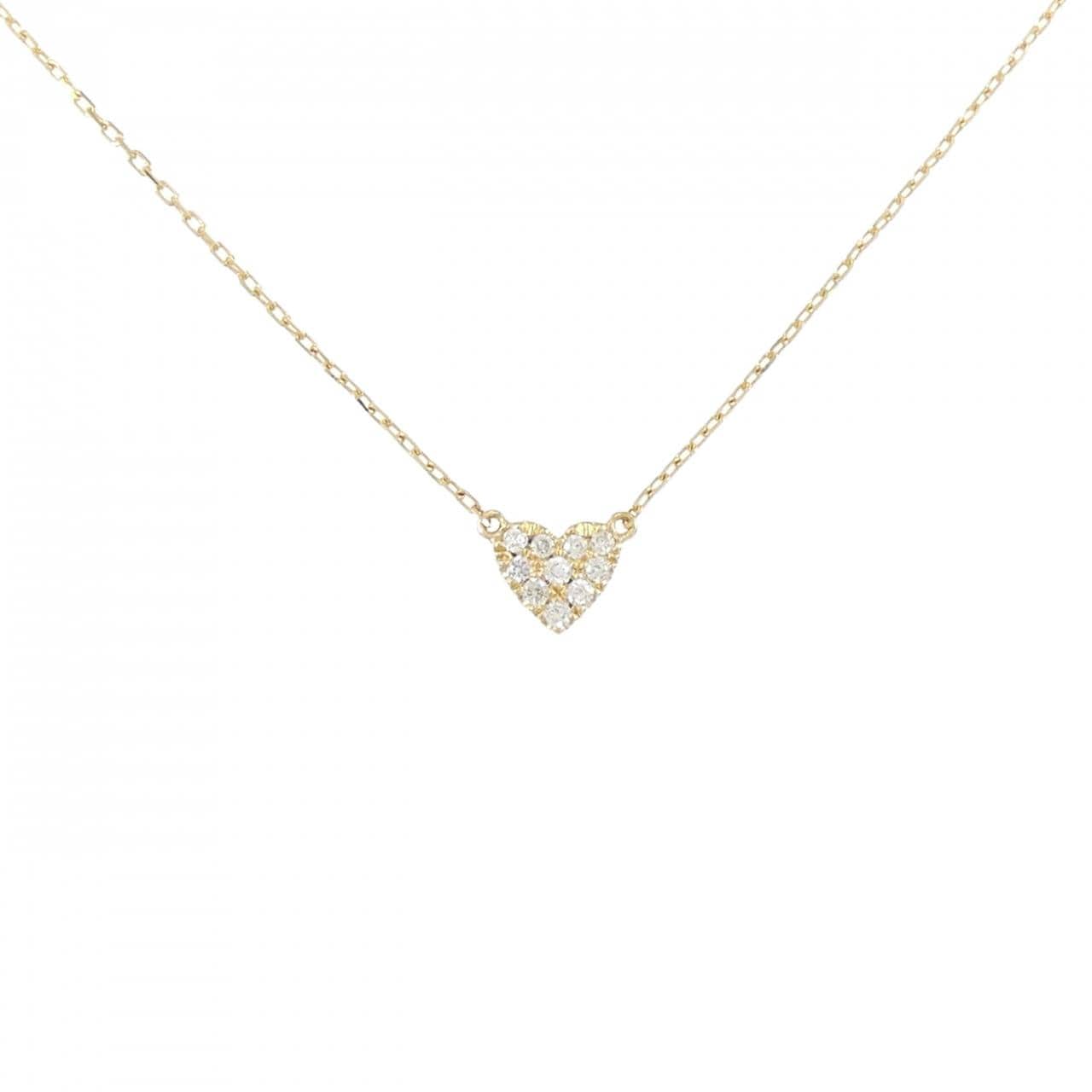 アーカー ハートパヴェ ネックレス 0.05CT