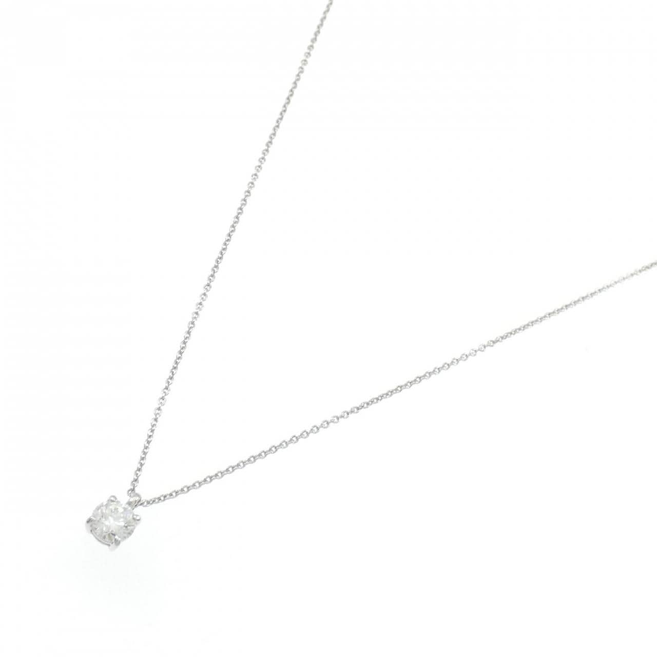 PT900/PT850 ダイヤモンド ネックレス 0.337CT E VS1 EXT H&C