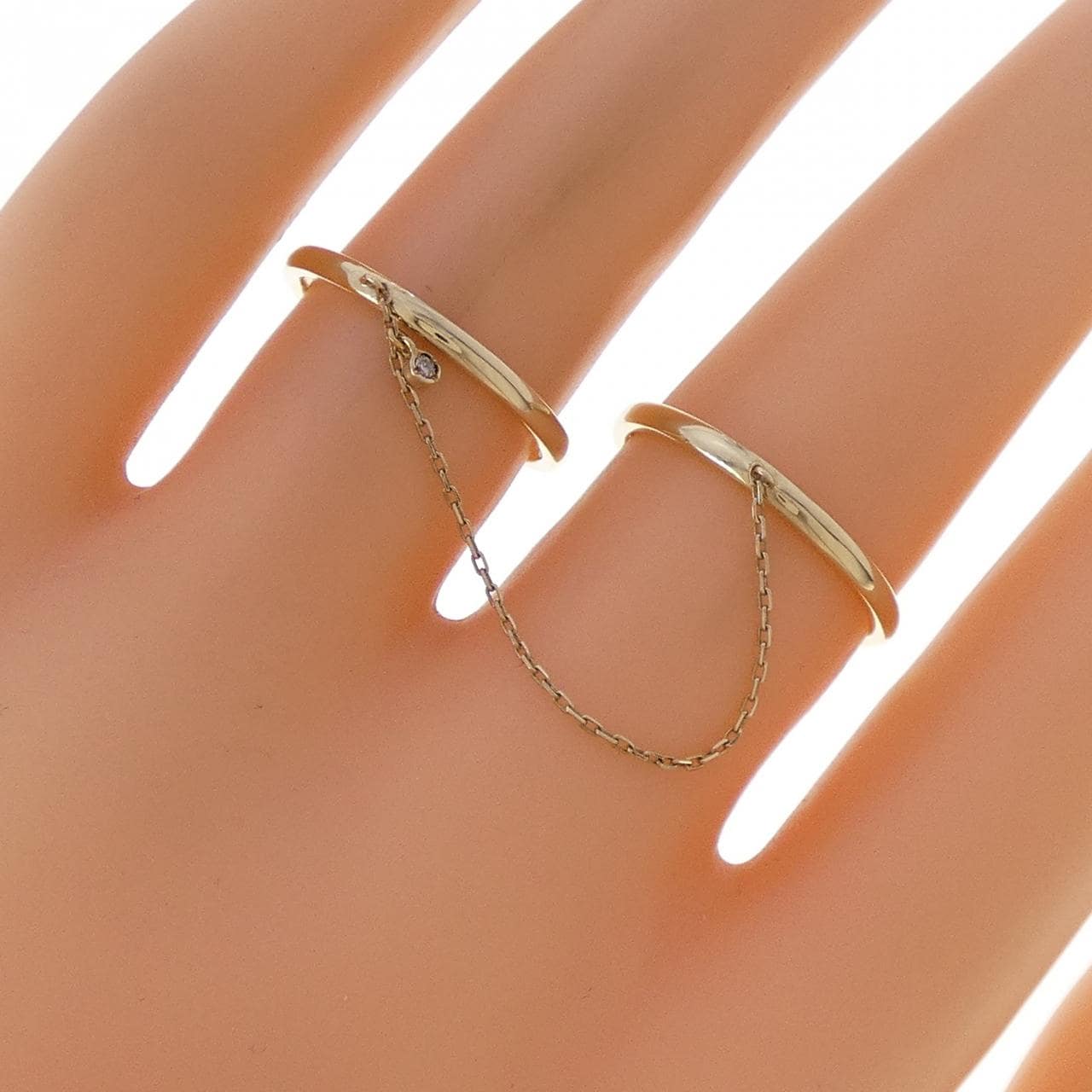 K10YG ダイヤモンド リング