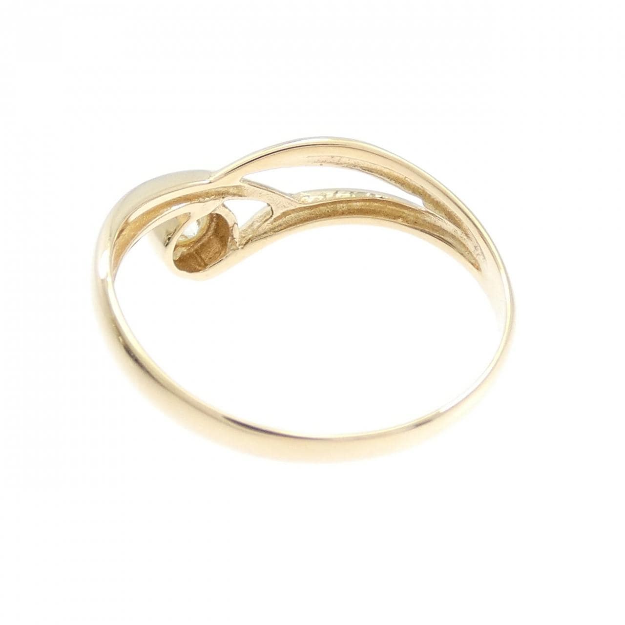 K18YG ダイヤモンド リング 0.07CT