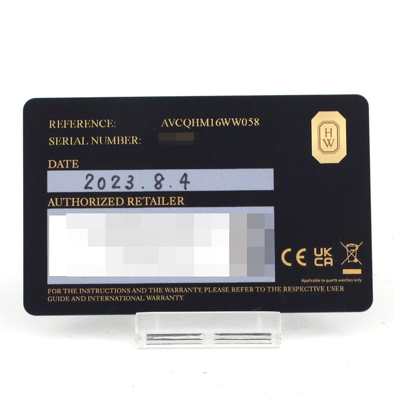 【ノーメンテナンス還元価格】ハリーウィンストン アヴェニューCミニ WG/D LIMITED AVCQHM16WW058 WG クォーツ