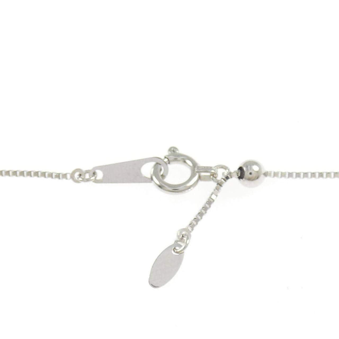 PT900/PT850 エメラルド ネックレス 0.85CT