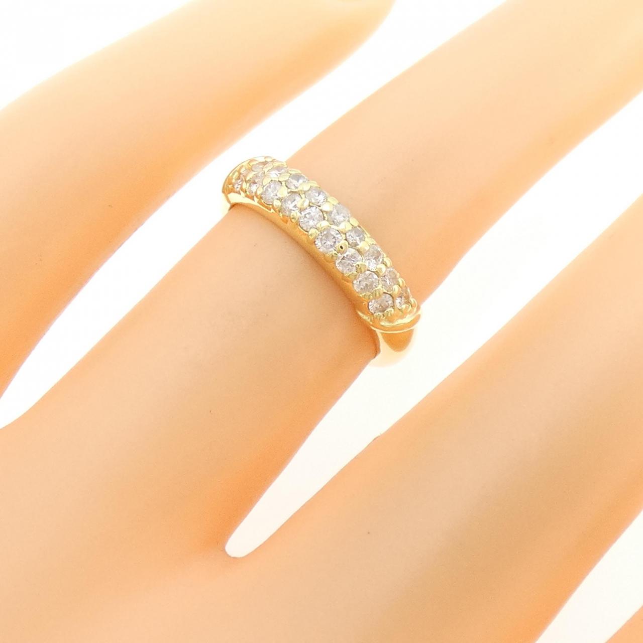 K18YG ダイヤモンド リング 0.32CT