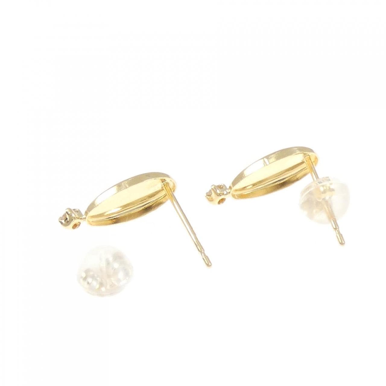 K18YG ダイヤモンド ピアス 0.06CT