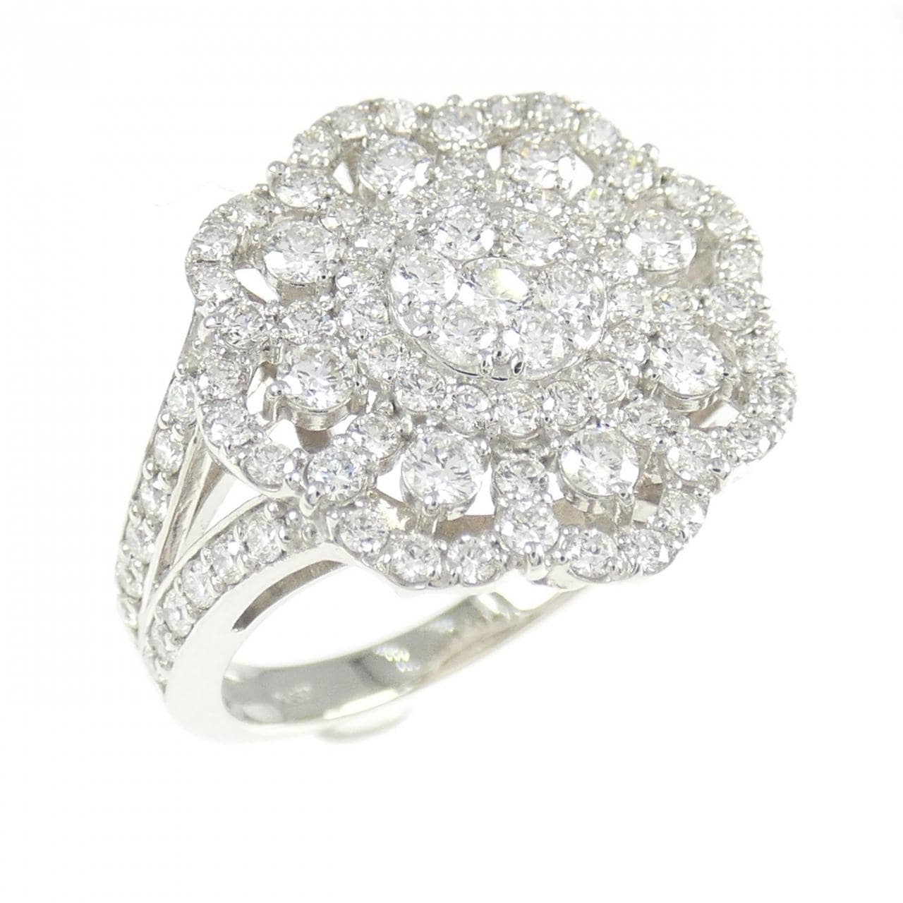 PT950 ダイヤモンド リング 1.00CT