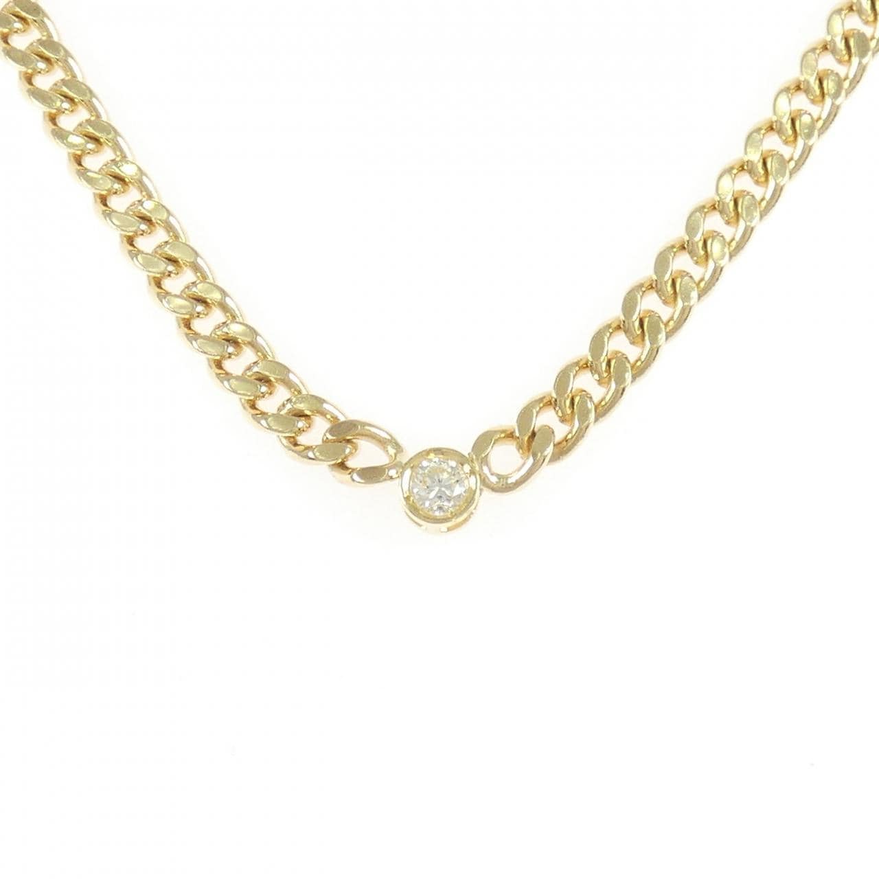 K18YG ダイヤモンド ネックレス 0.20CT