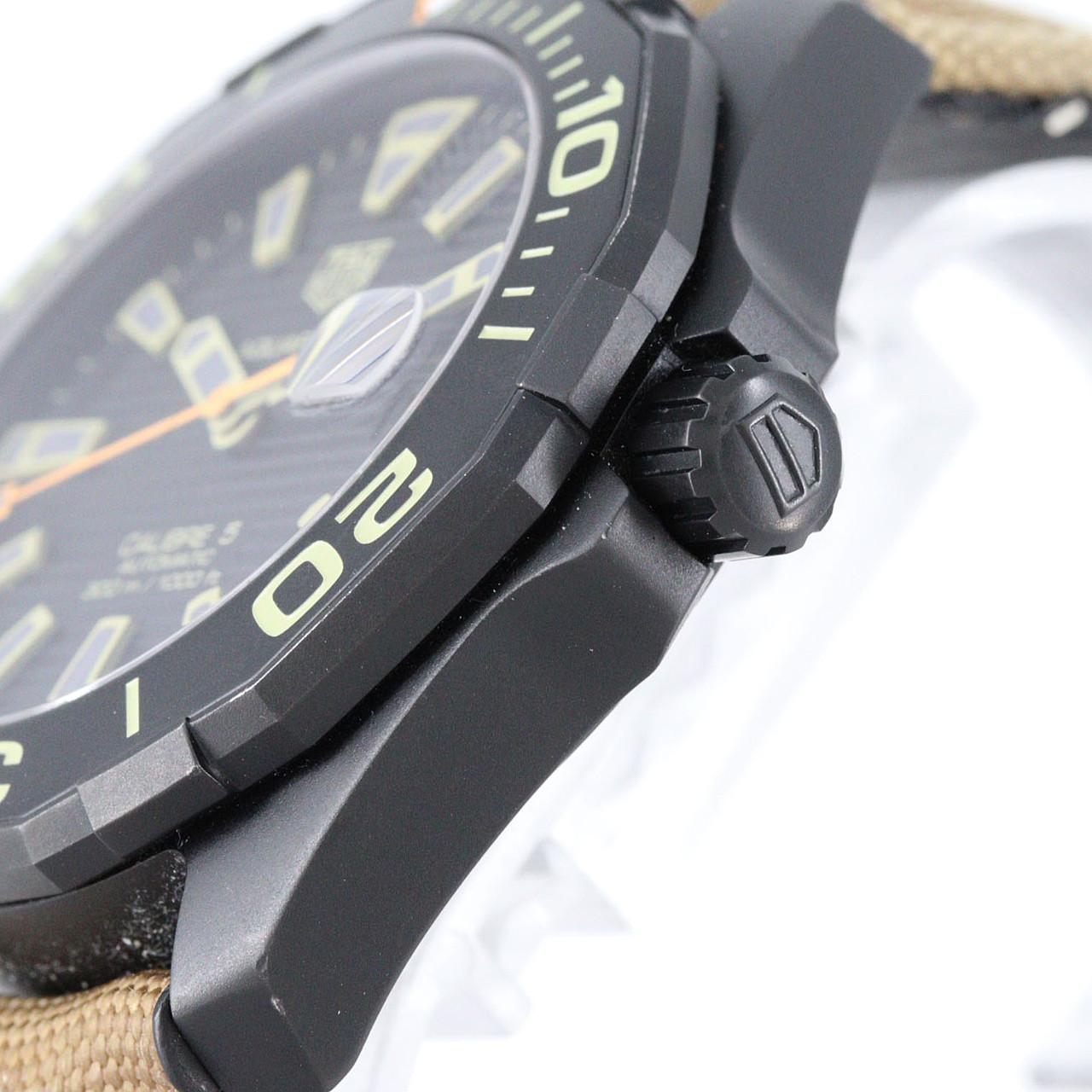 【ノーメンテナンス還元価格】タグ･ホイヤー アクアレーサー･キャリバー5 PVD WAY208C.FC6383 TI 自動巻