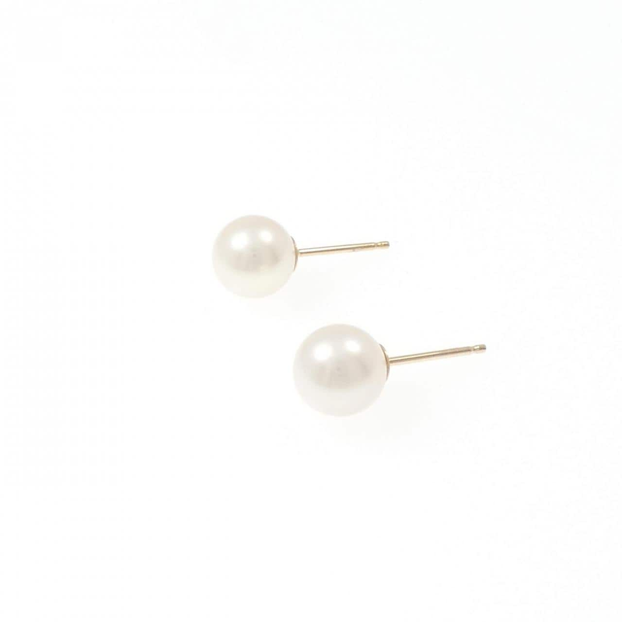 K18YG Akoya pearl earrings 8.5mm