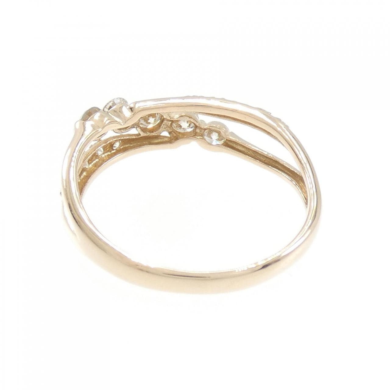 K18PG ダイヤモンド リング 0.50CT