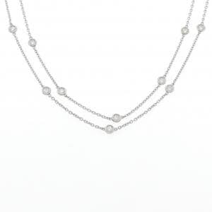 PT850/PT950 ダイヤモンド ネックレス 1.1CT