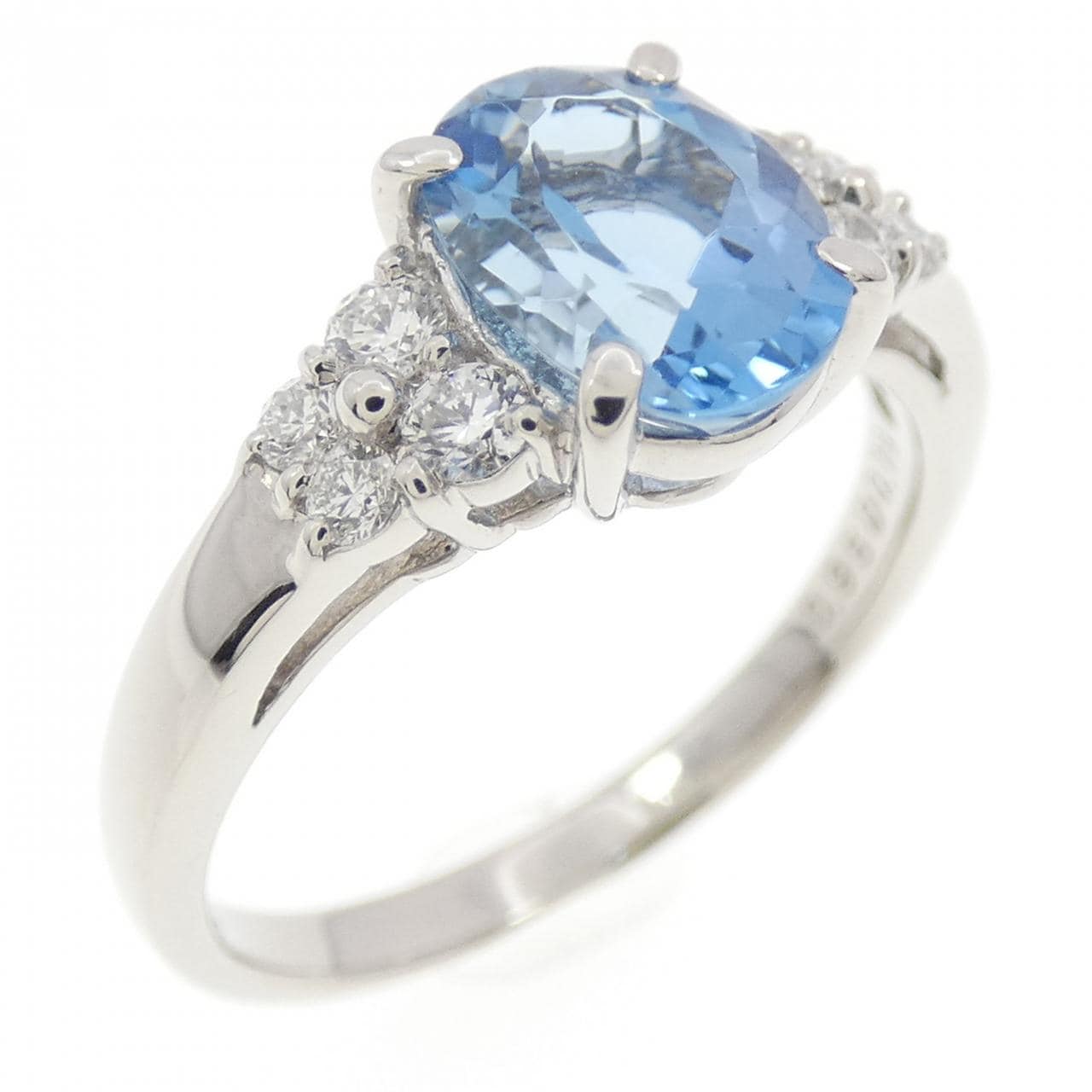 PT900 アクアマリン リング 0.95CT