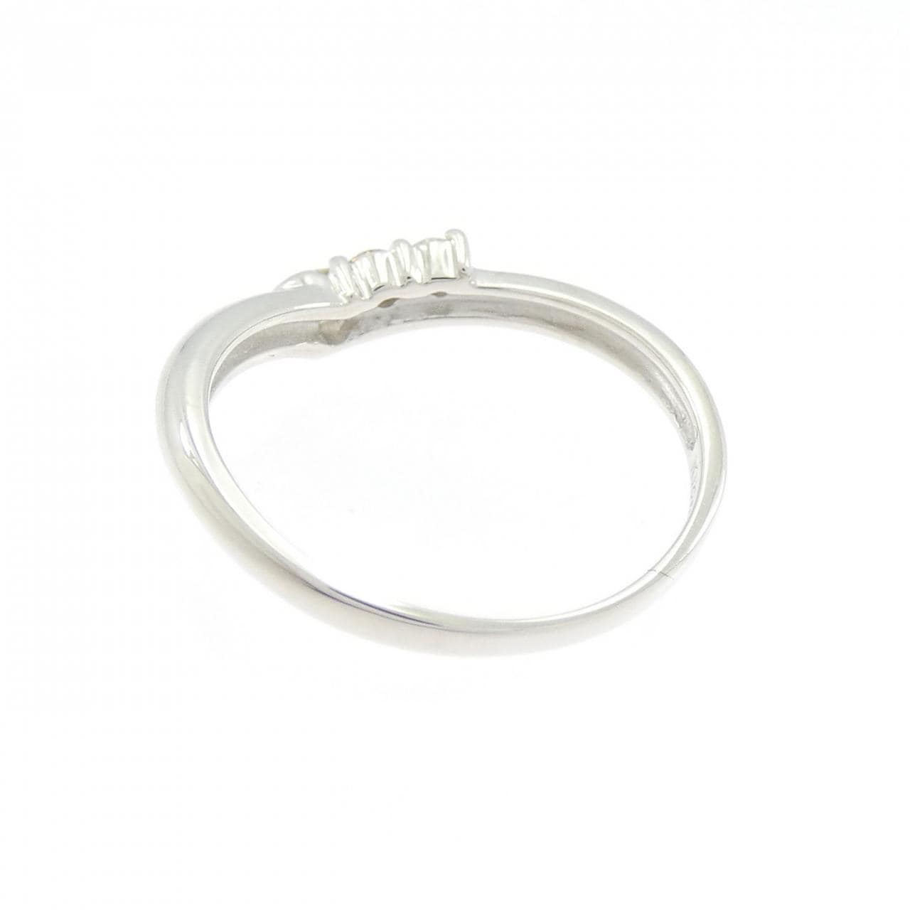 K18WG ダイヤモンド リング 0.1CT