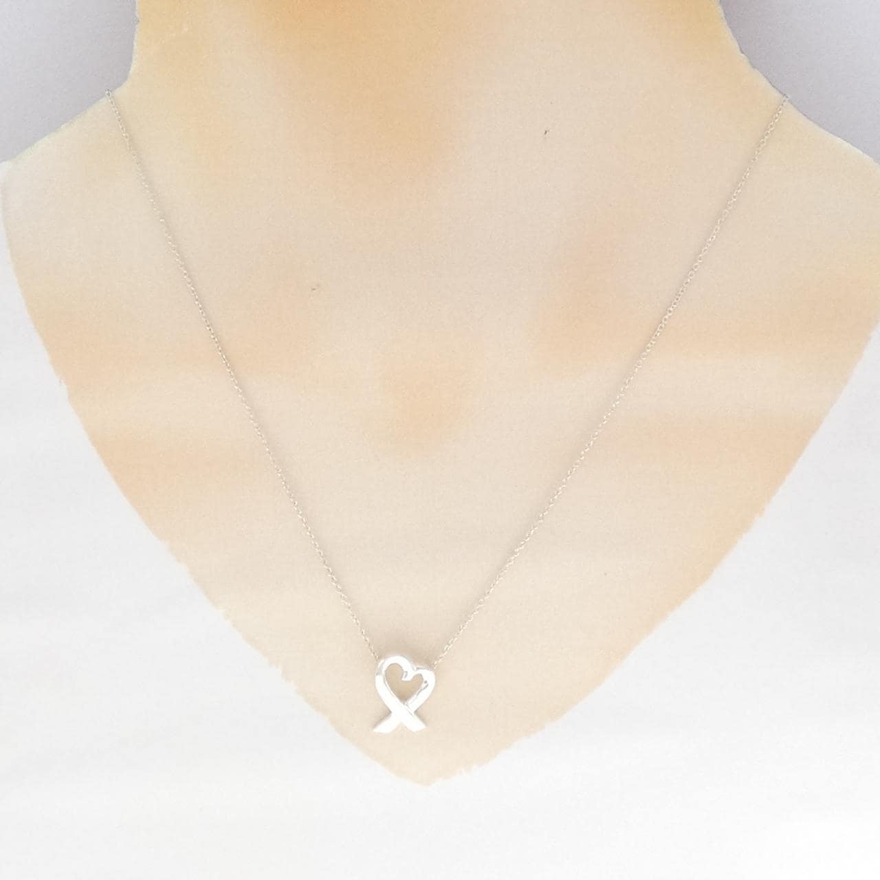 ティファニー ラビングハート スモール ネックレス