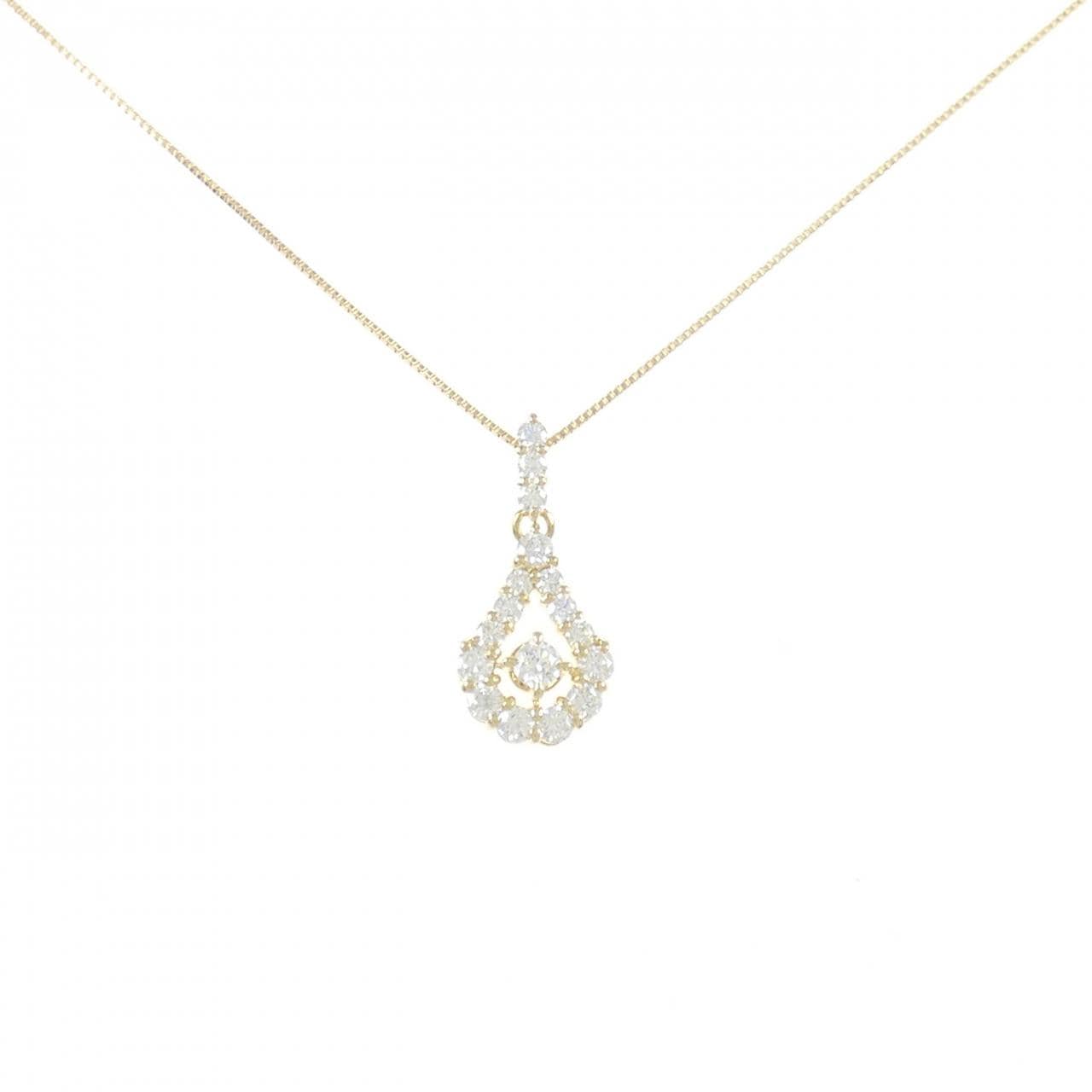 K18YG ダイヤモンド ネックレス 0.55CT