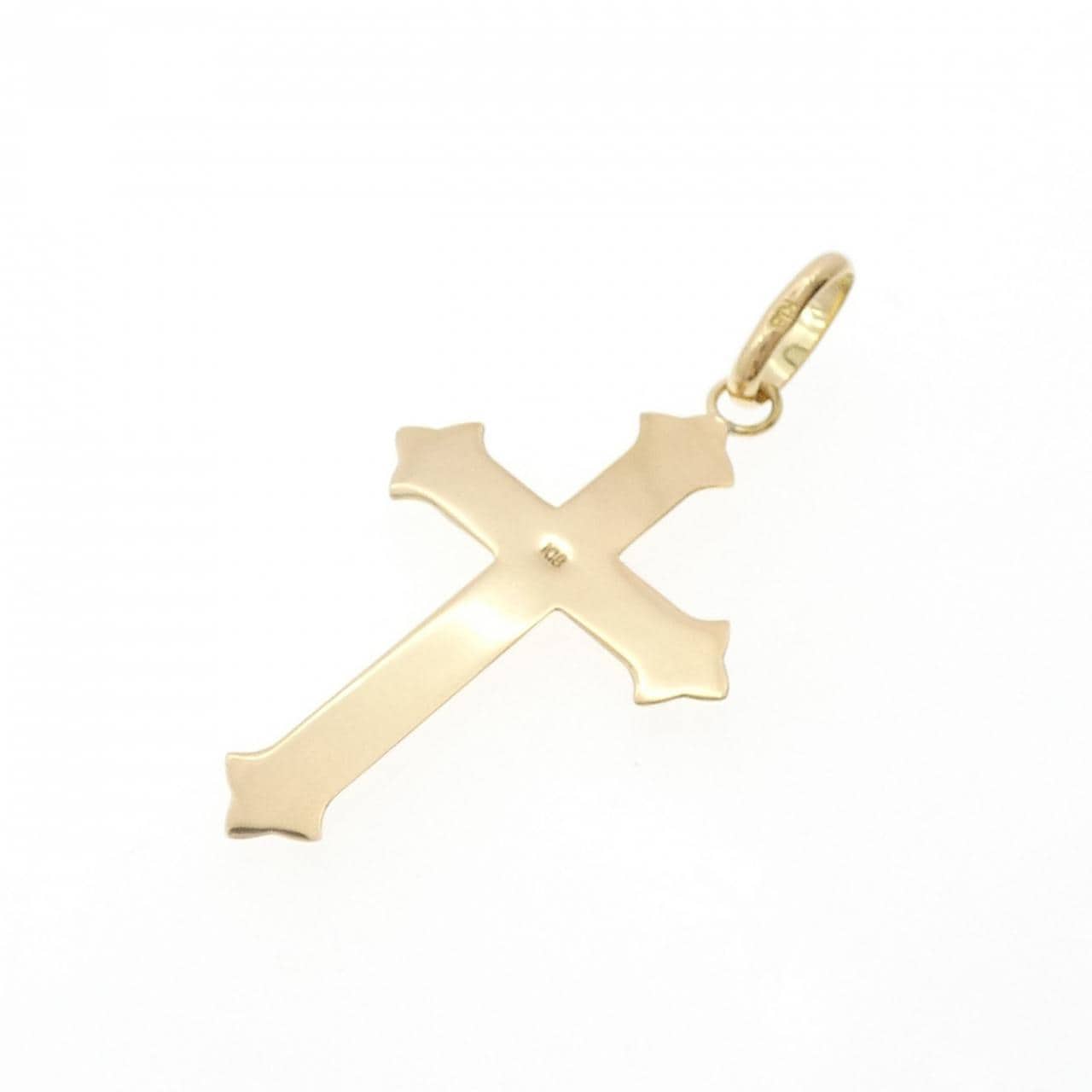 【新品】K18YG クロス ペンダント