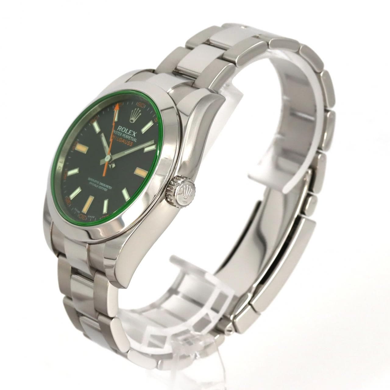 ロレックス ミルガウス 116400GV SS 自動巻 V番