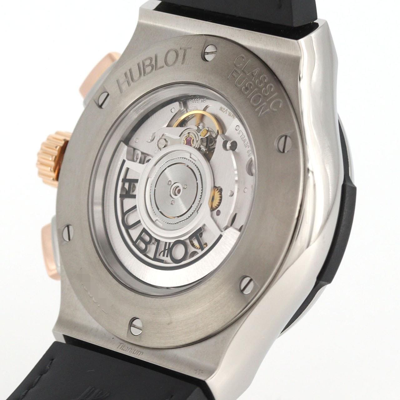 ウブロ クラシックフュージョンクロノグラフチタニウムキングゴールド 521.NO.1181.LR TIxPG 自動巻