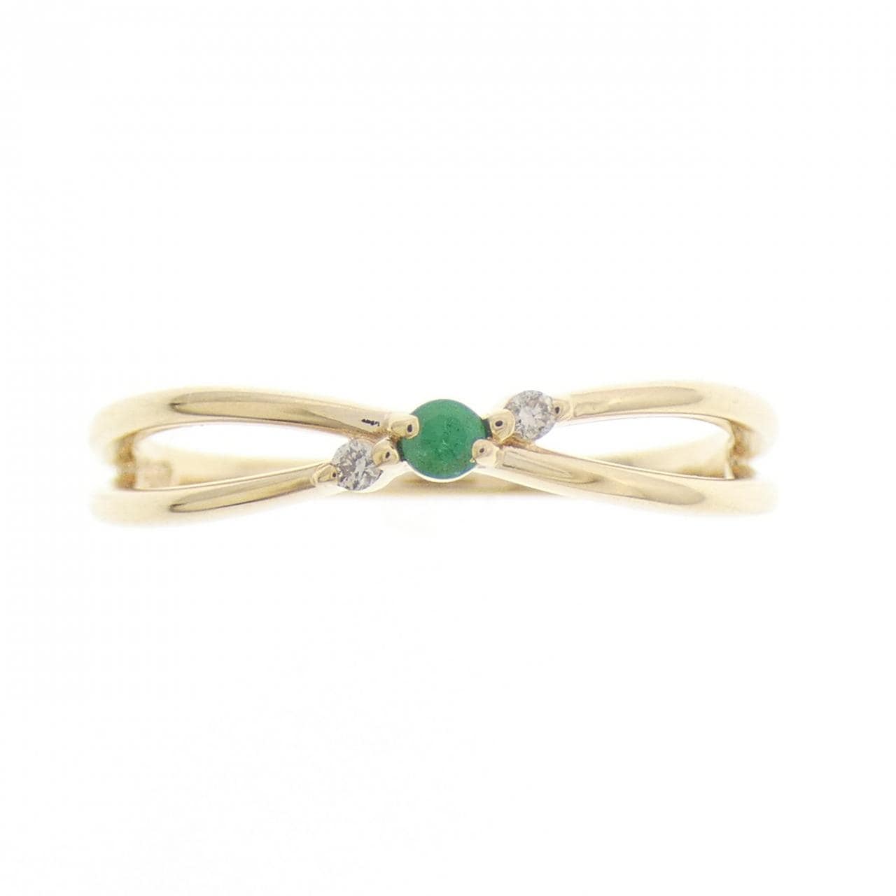 4゜C エメラルド リング