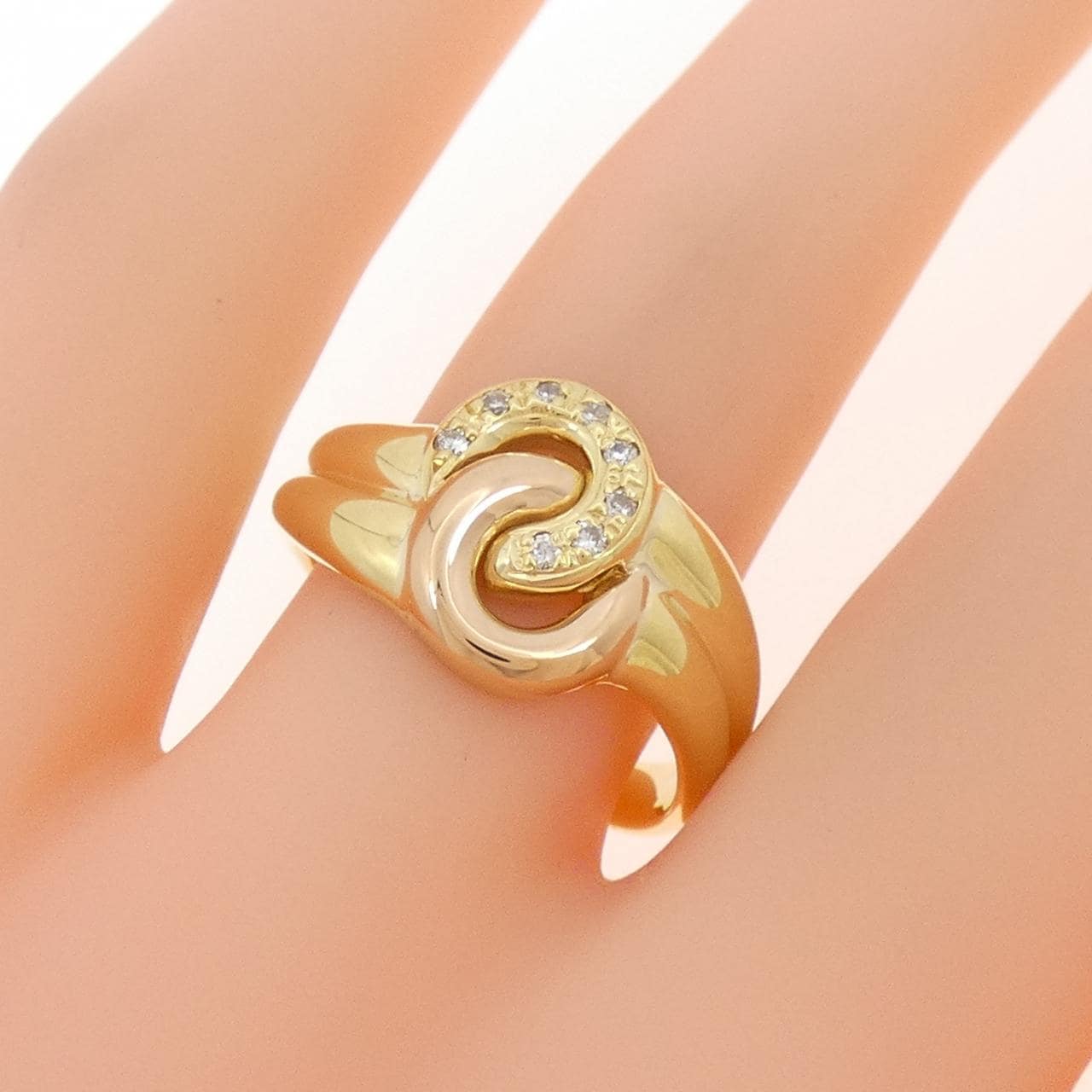 K18YG/K18PG鑽石0.08CT