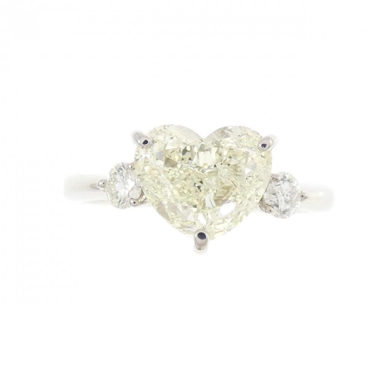PT900 ダイヤモンド リング 2.007CT M VS1 ファンシーカット