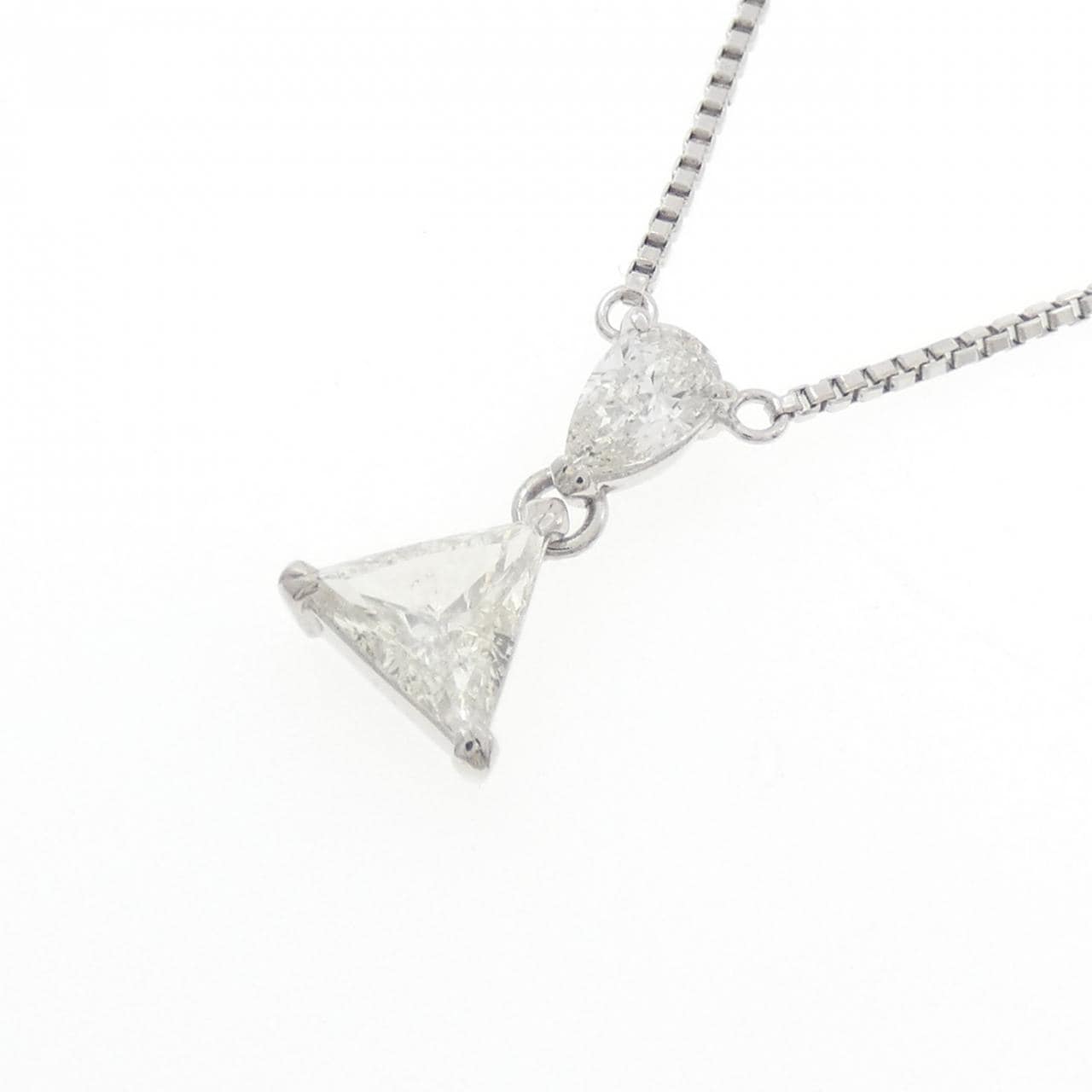 PT850 ダイヤモンド ネックレス 0.326CT