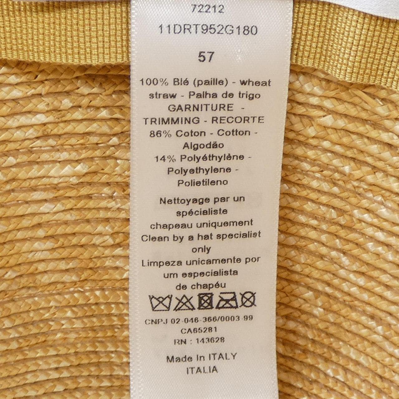 クリスチャンディオール CHRISTIAN DIOR ハット