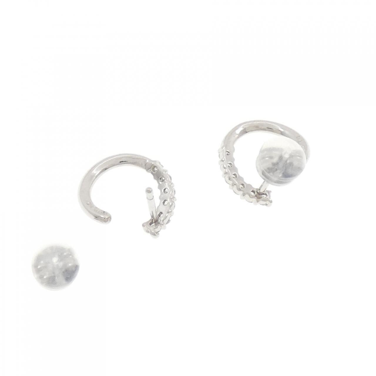 PT900 ダイヤモンド ピアス 0.24CT