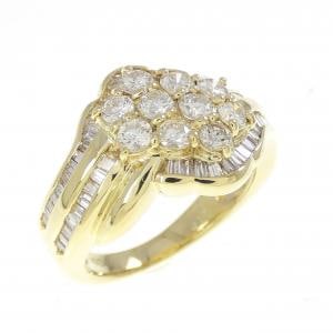K18YG ダイヤモンド リング 1.07CT