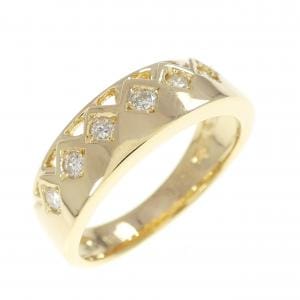 K18YG ダイヤモンド リング 0.19CT