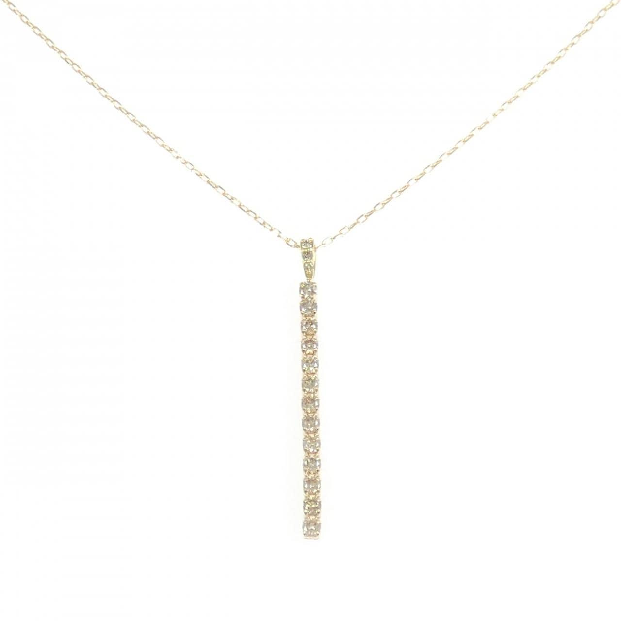 K18YG ダイヤモンド ネックレス 0.50CT
