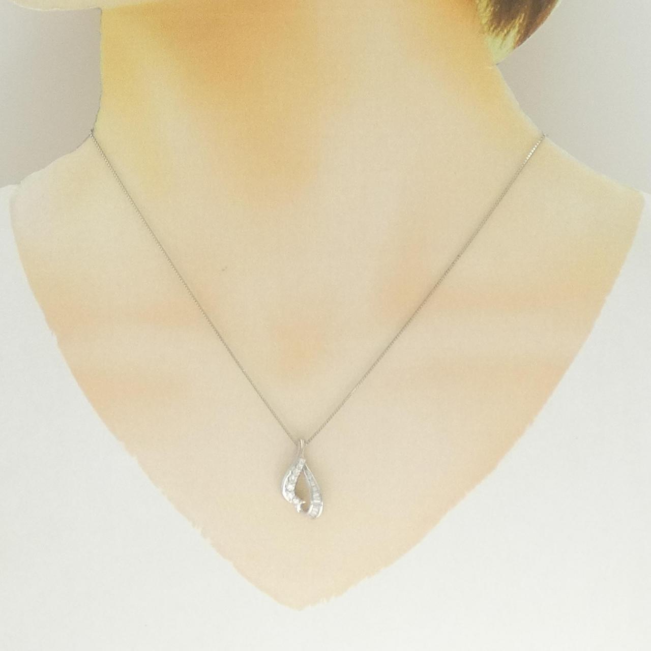 PT900/PT850 ダイヤモンド ネックレス 0.27CT
