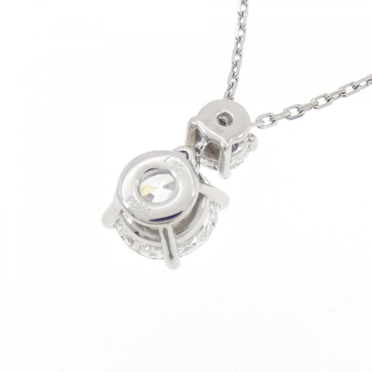 PT950/PT850 ダイヤモンド ネックレス 1.10CT D VVS1 3EXT