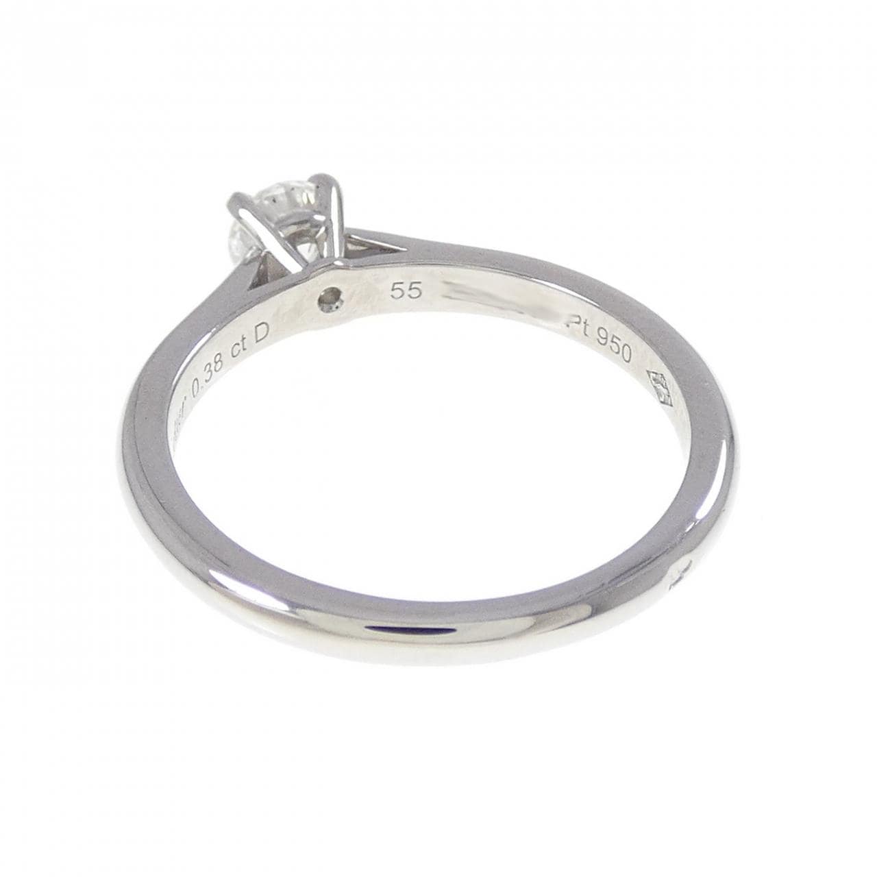 カルティエ 1895 ソリテール リング 0.38CT H VVS2 3EXT