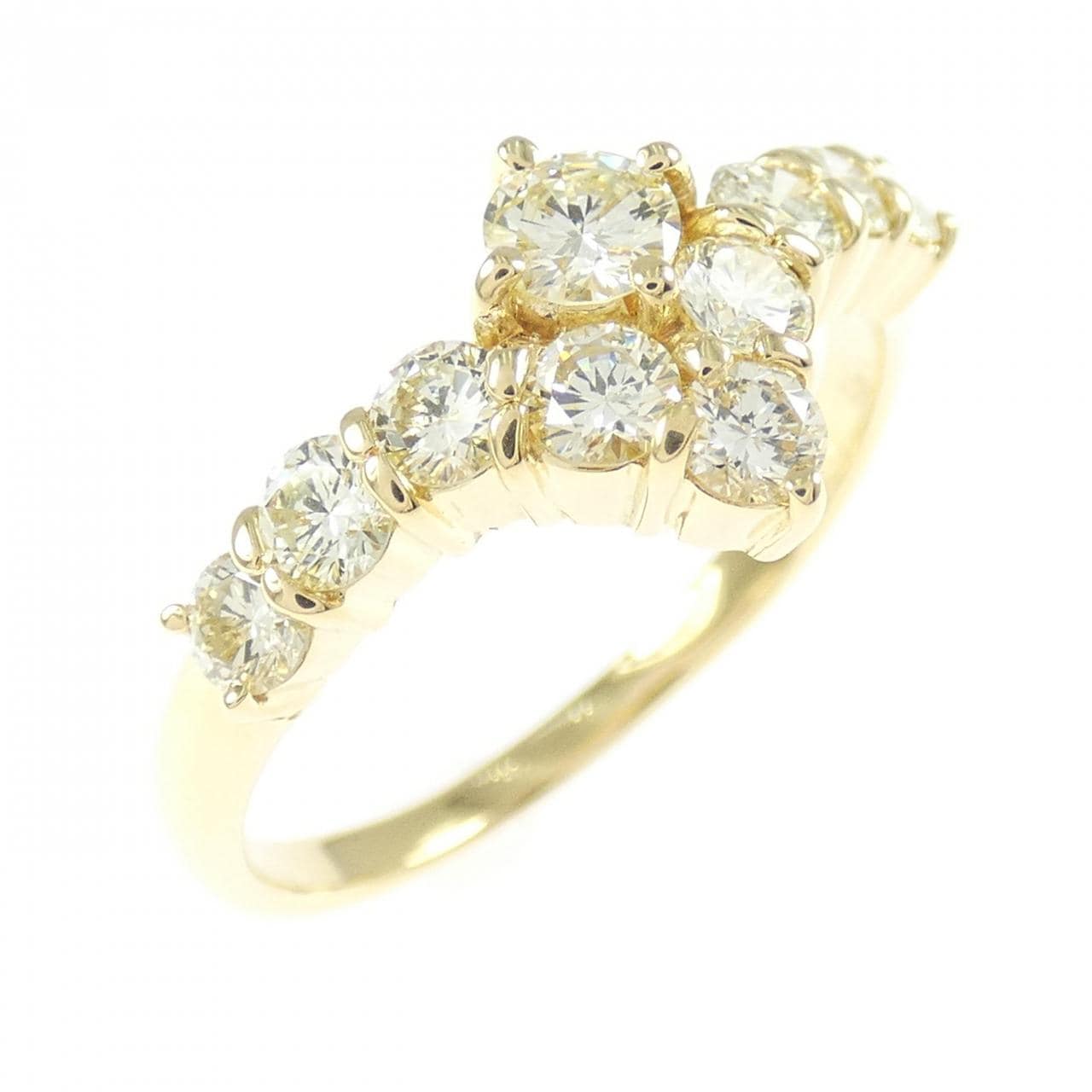 K18YG ダイヤモンド リング 1.00CT