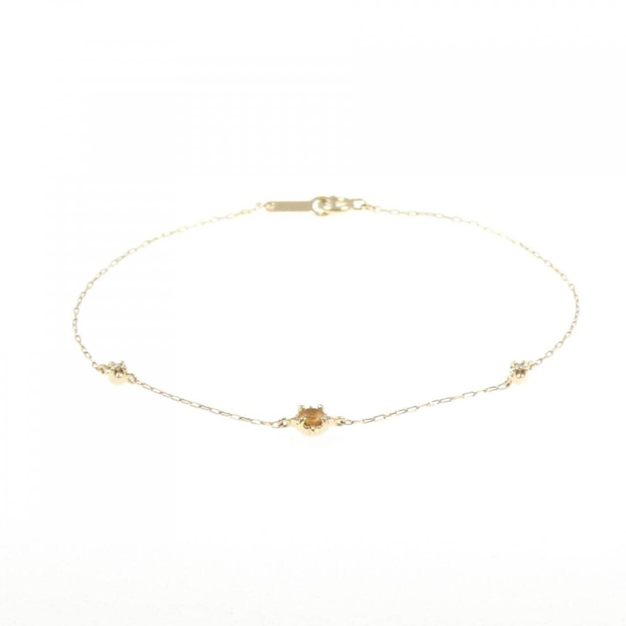 4゜C シトリン ブレスレット