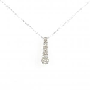 PT950 ダイヤモンド ネックレス 0.50CT