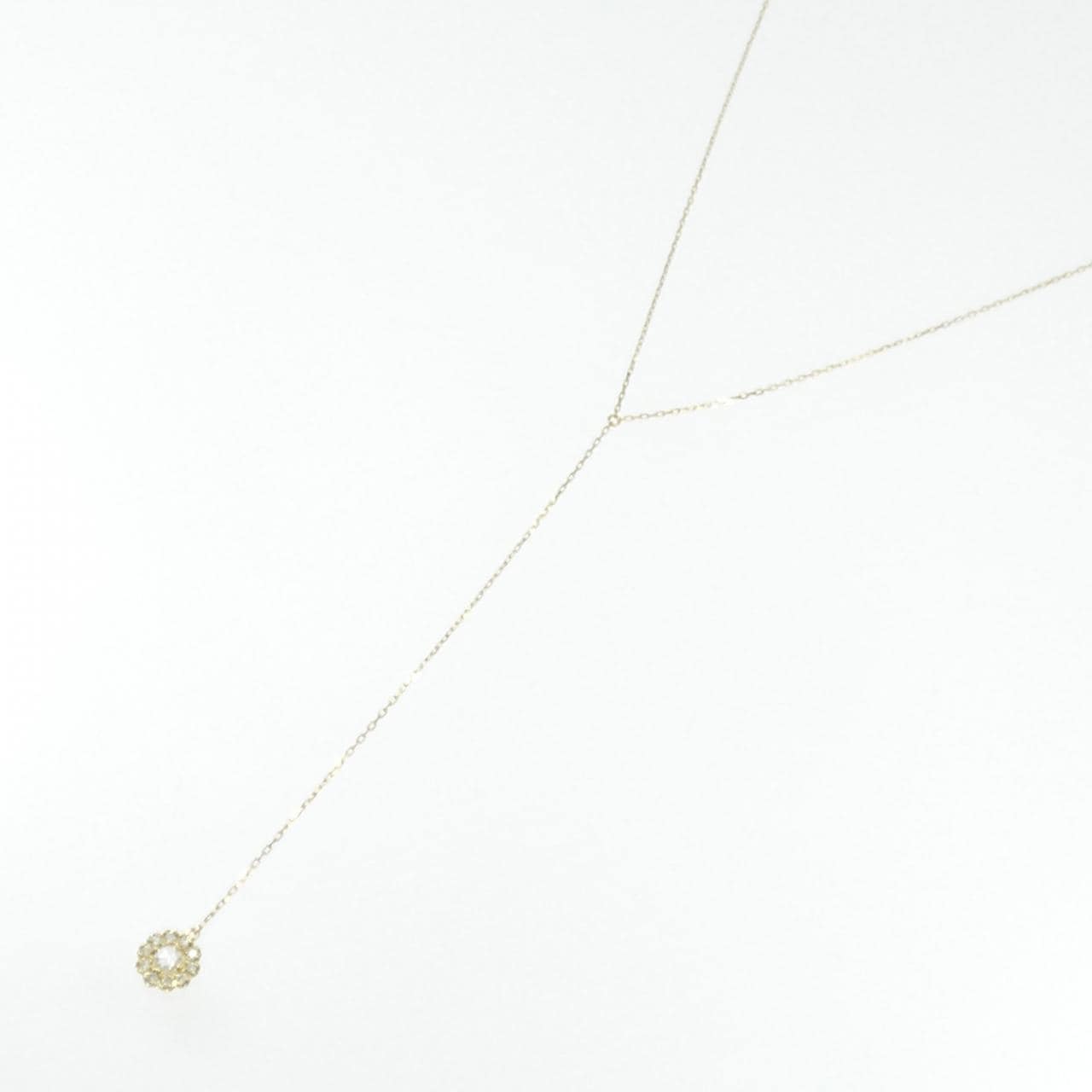 AHKAH Floralia Necklace 0.08CT