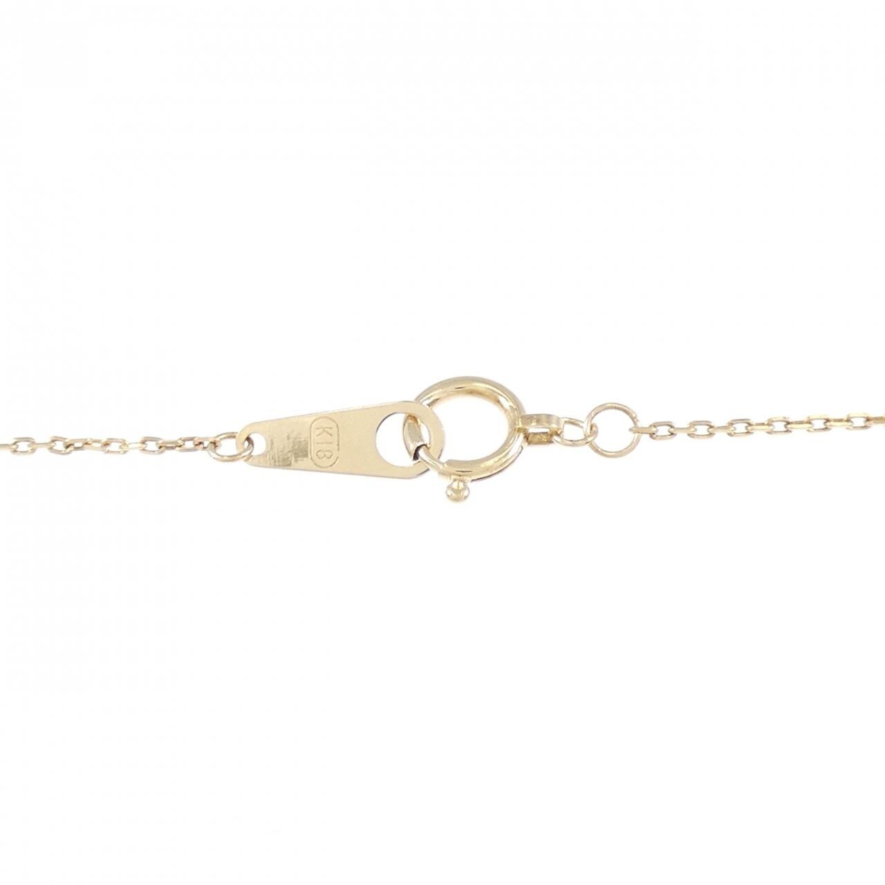 K18YG ダイヤモンド ネックレス 0.15CT