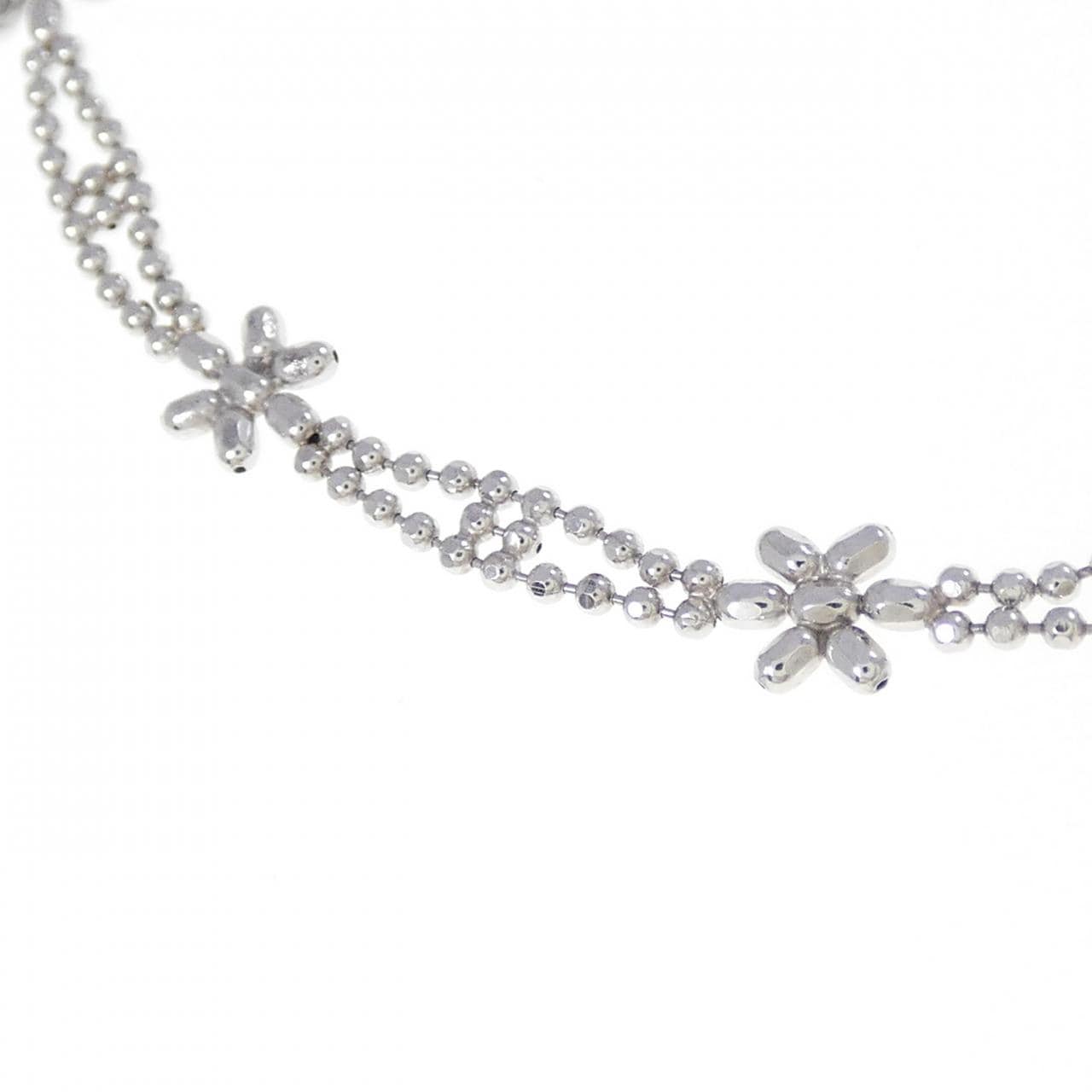 PT850 フラワー ネックレス