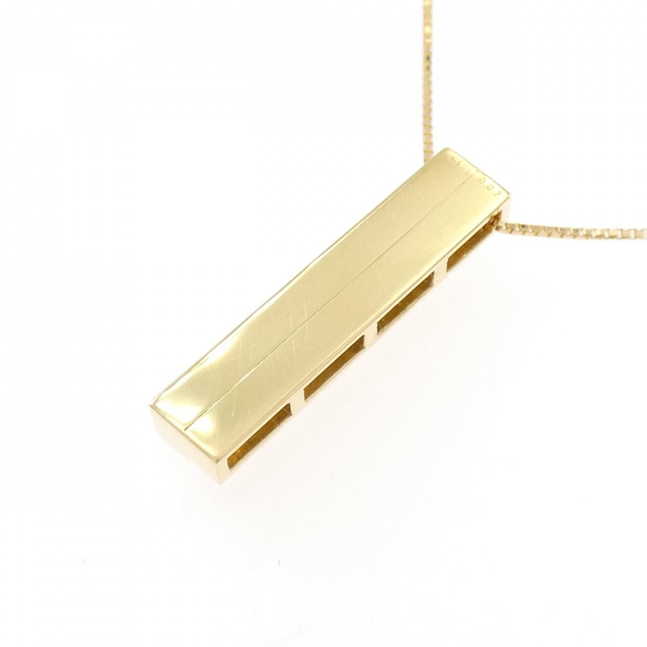 K18YG ダイヤモンド ネックレス 0.07CT