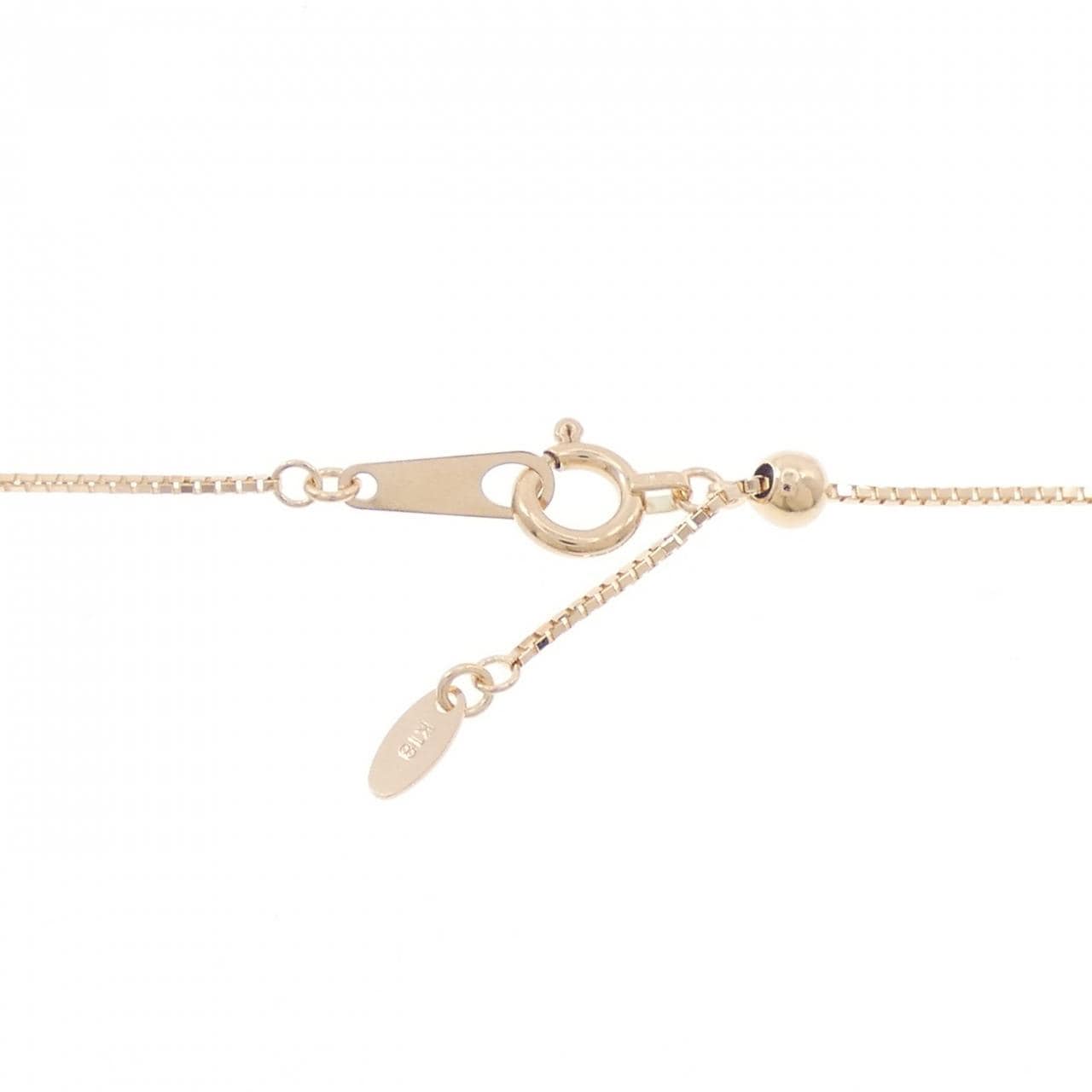 K18PG ダイヤモンド ネックレス 0.10CT