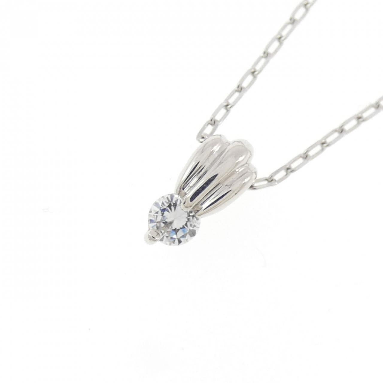 PT900/PT850 ダイヤモンド ネックレス 0.089CT