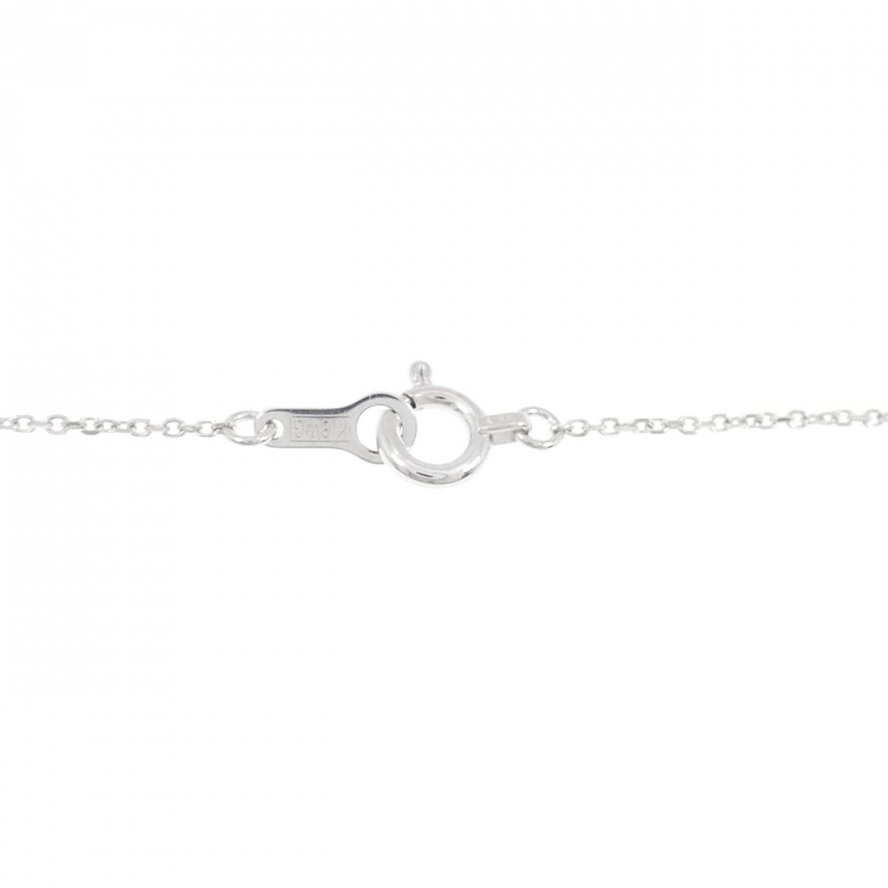 K18WG 2WAY ダイヤモンド ネックレス 0.19CT