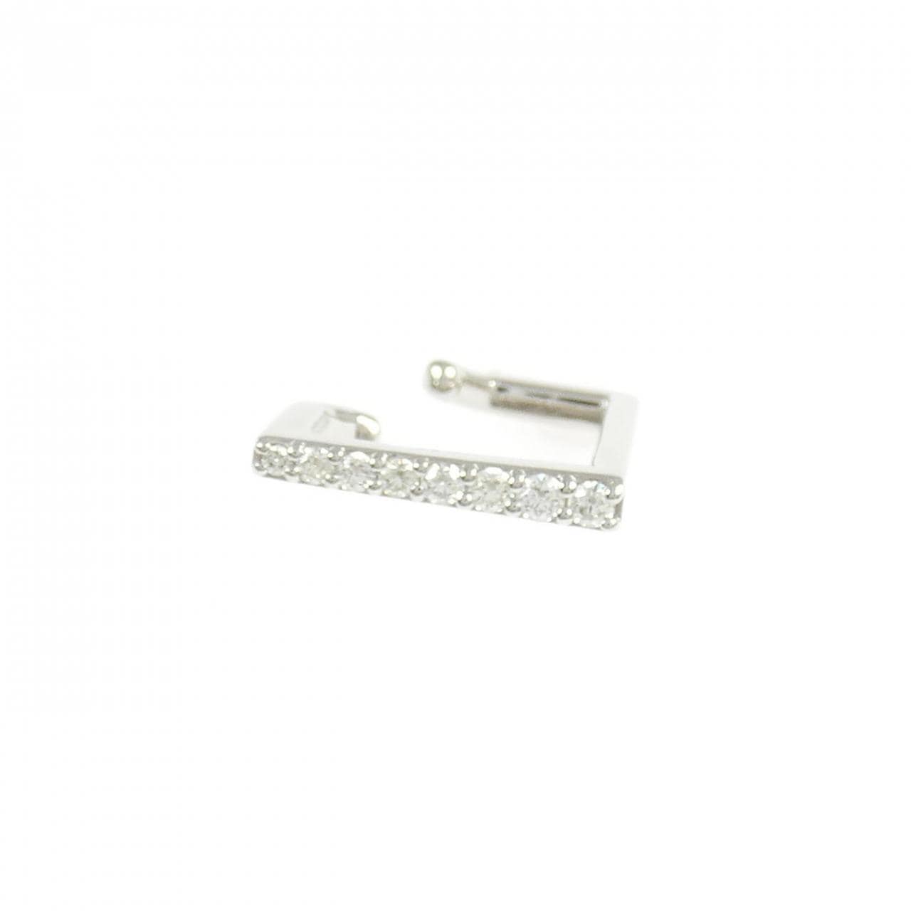 PT950 ダイヤモンド イヤーカフ 0.12CT 片耳