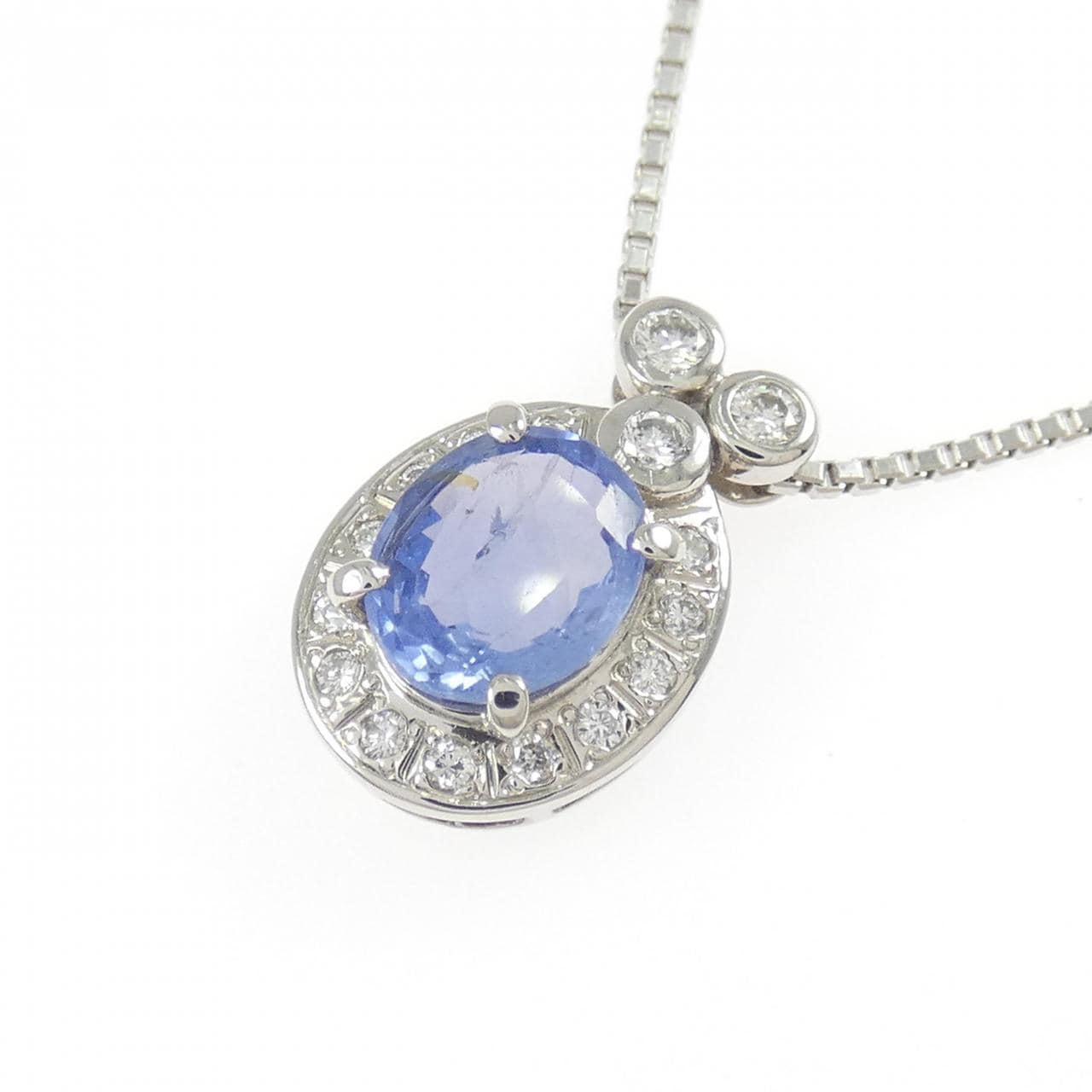 PT850 サファイヤ ネックレス 1.54CT