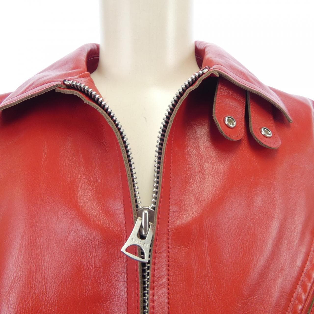 サカイ SACAI レザーライダースジャケット