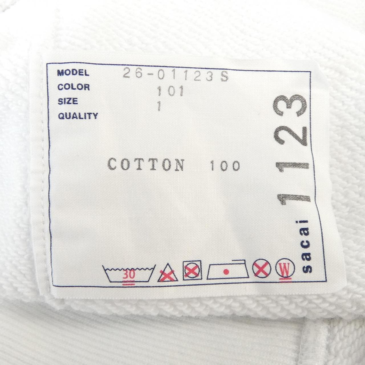 サカイ SACAI GEOFF MCFETRIDGE PRINT HOODIE 26-01123S UNISEX パーカー